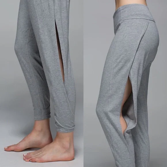 RARE Lululemon Superb Pant Sz 6 In Heathered Medium Grey - Picture 2 of 8